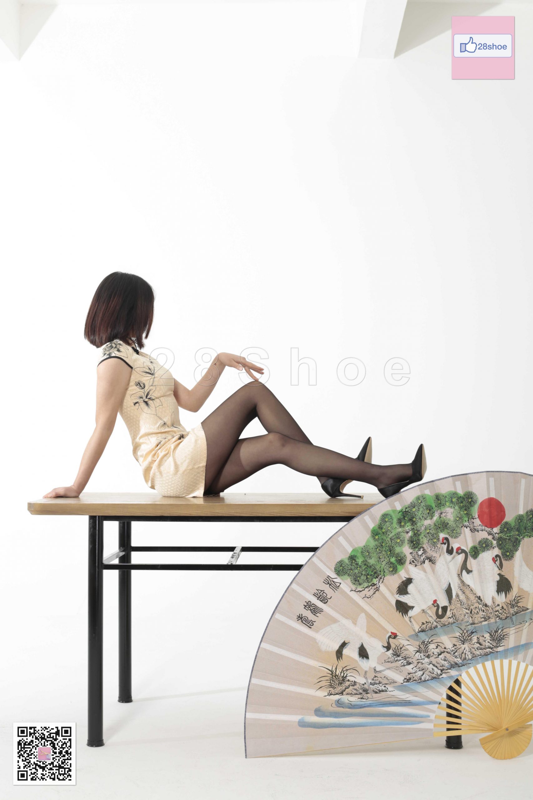 图片[8]-28shoe拍摄 古风旗袍 模特琉璃 黑丝诱惑 高清丝袜美腿图册-91美腿图片网