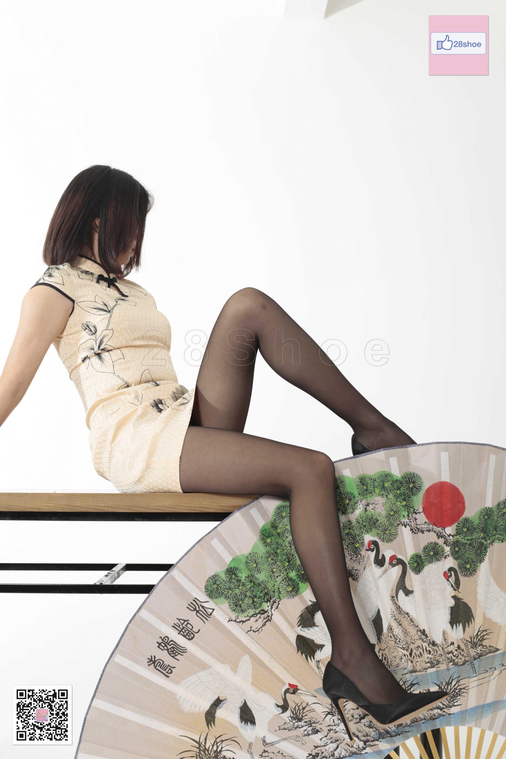 图片[37]-28shoe拍摄 古风旗袍 模特琉璃 黑丝诱惑 高清丝袜美腿图册-91美腿图片网