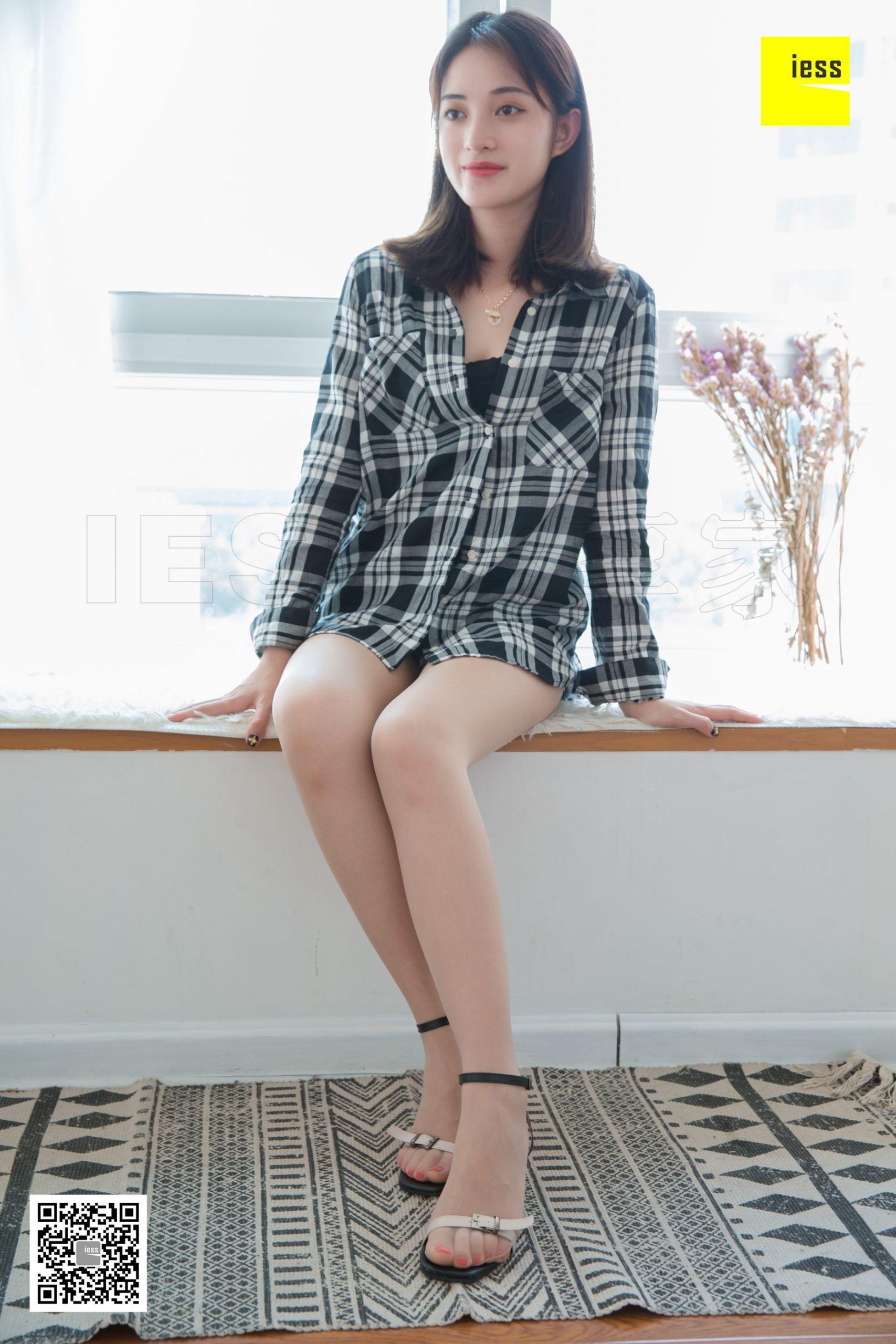 图片[11]-iess异思趣向  NO.280 姗姗97P 领家女孩风格 高清丝袜美腿写真图-91美腿图片网