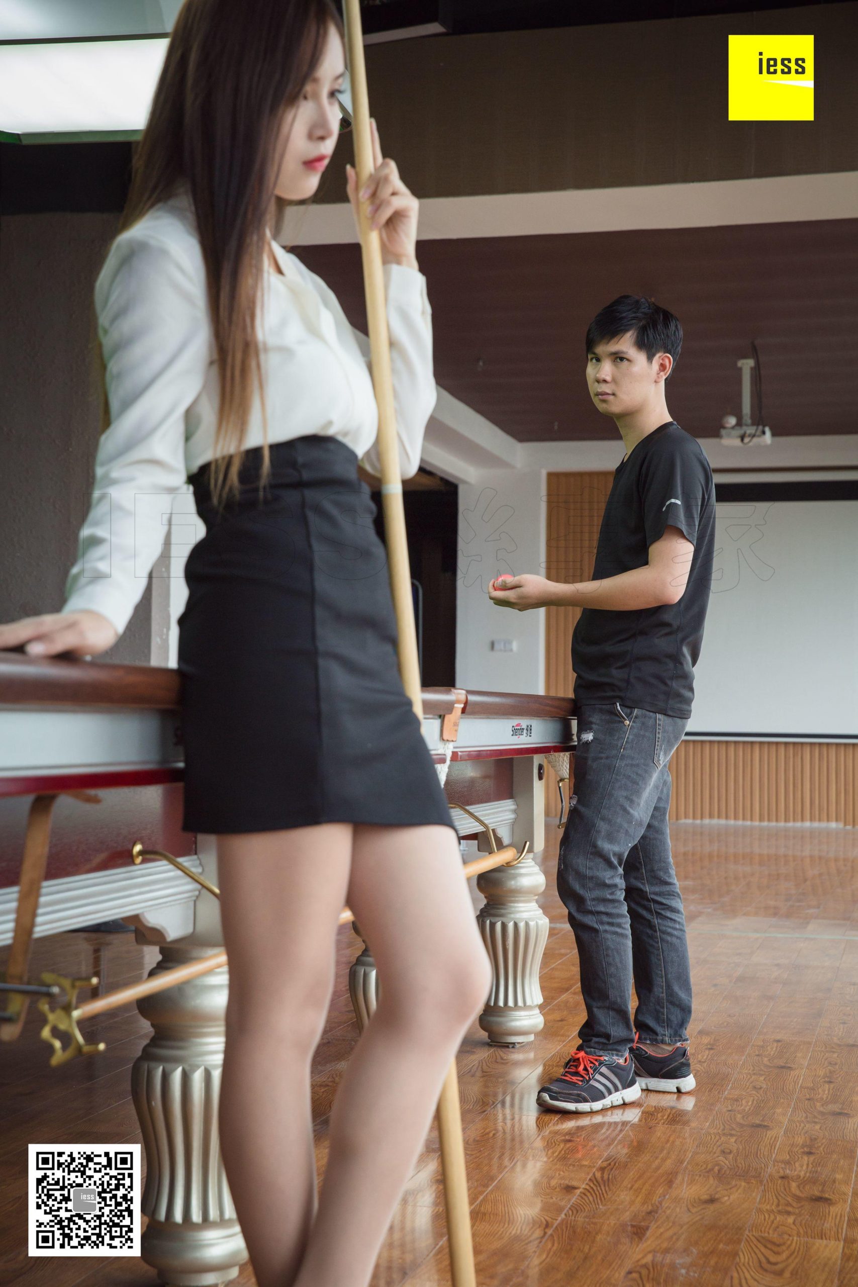 图片[14]-iess异思趣向 小羽 可以教我打台球吗 篇一 [94P] 高清丝袜美腿写真图-91美腿图片网