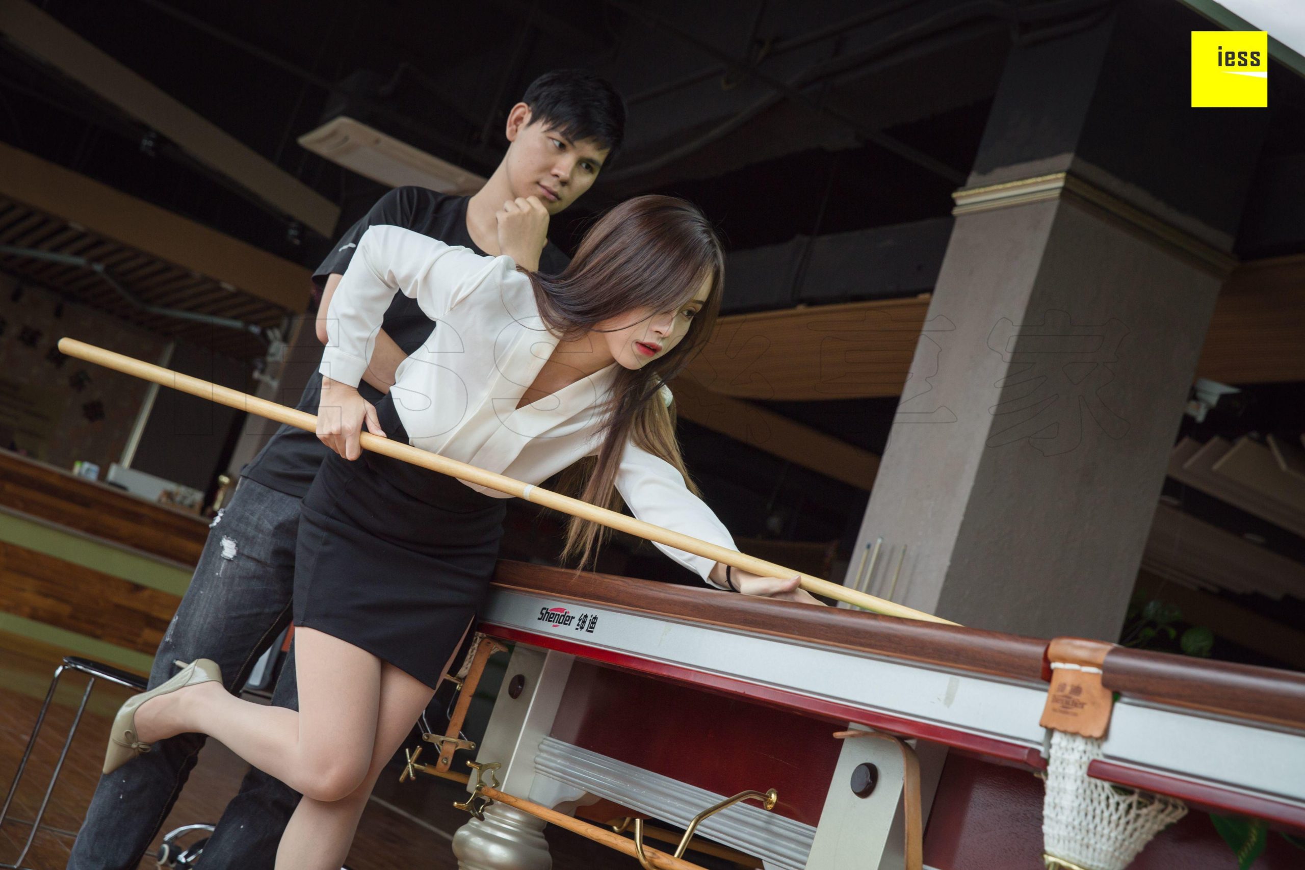 图片[35]-iess异思趣向 小羽 可以教我打台球吗 篇一 [94P] 高清丝袜美腿写真图-91美腿图片网