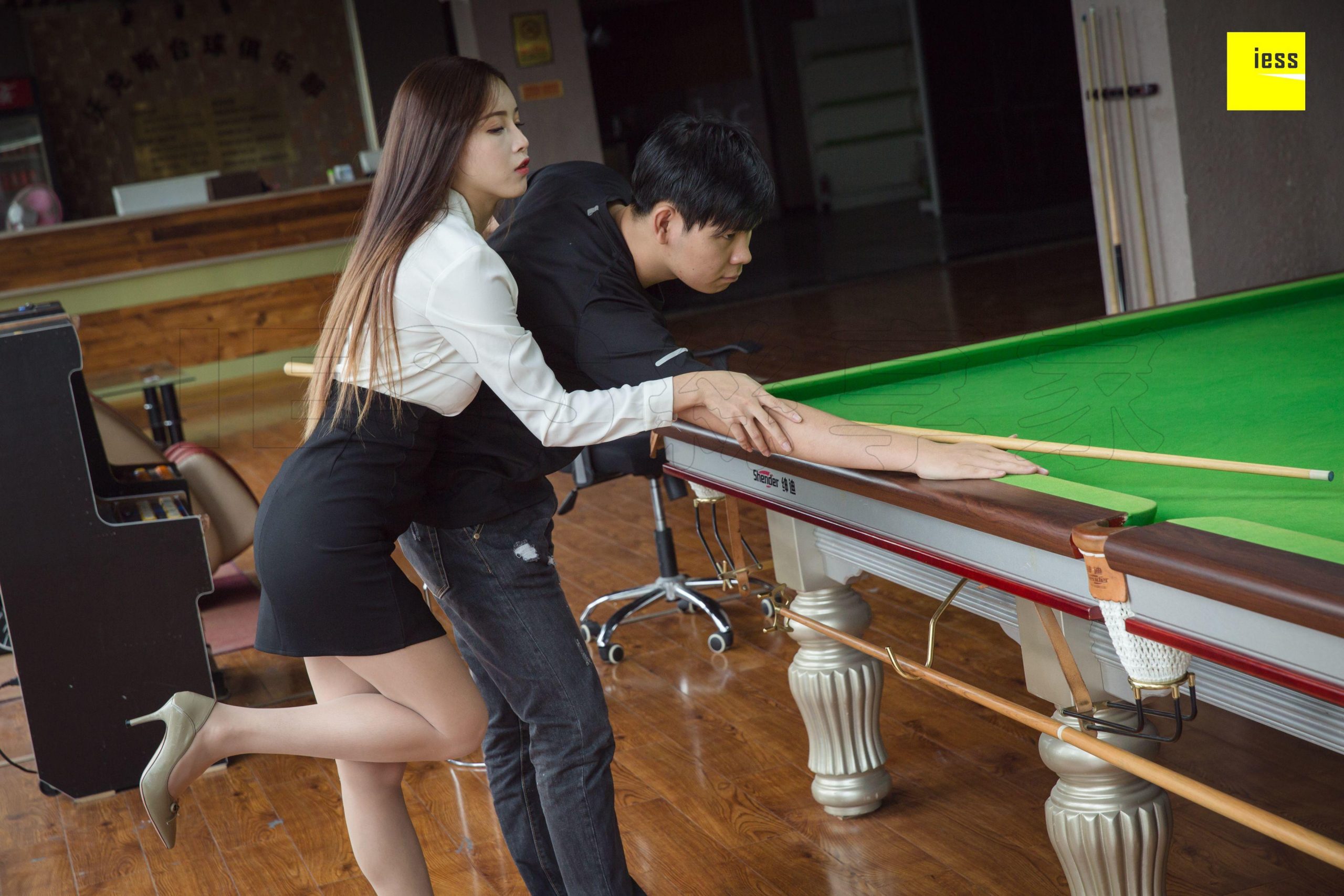图片[30]-iess异思趣向 小羽 可以教我打台球吗 篇一 [94P] 高清丝袜美腿写真图-91美腿图片网