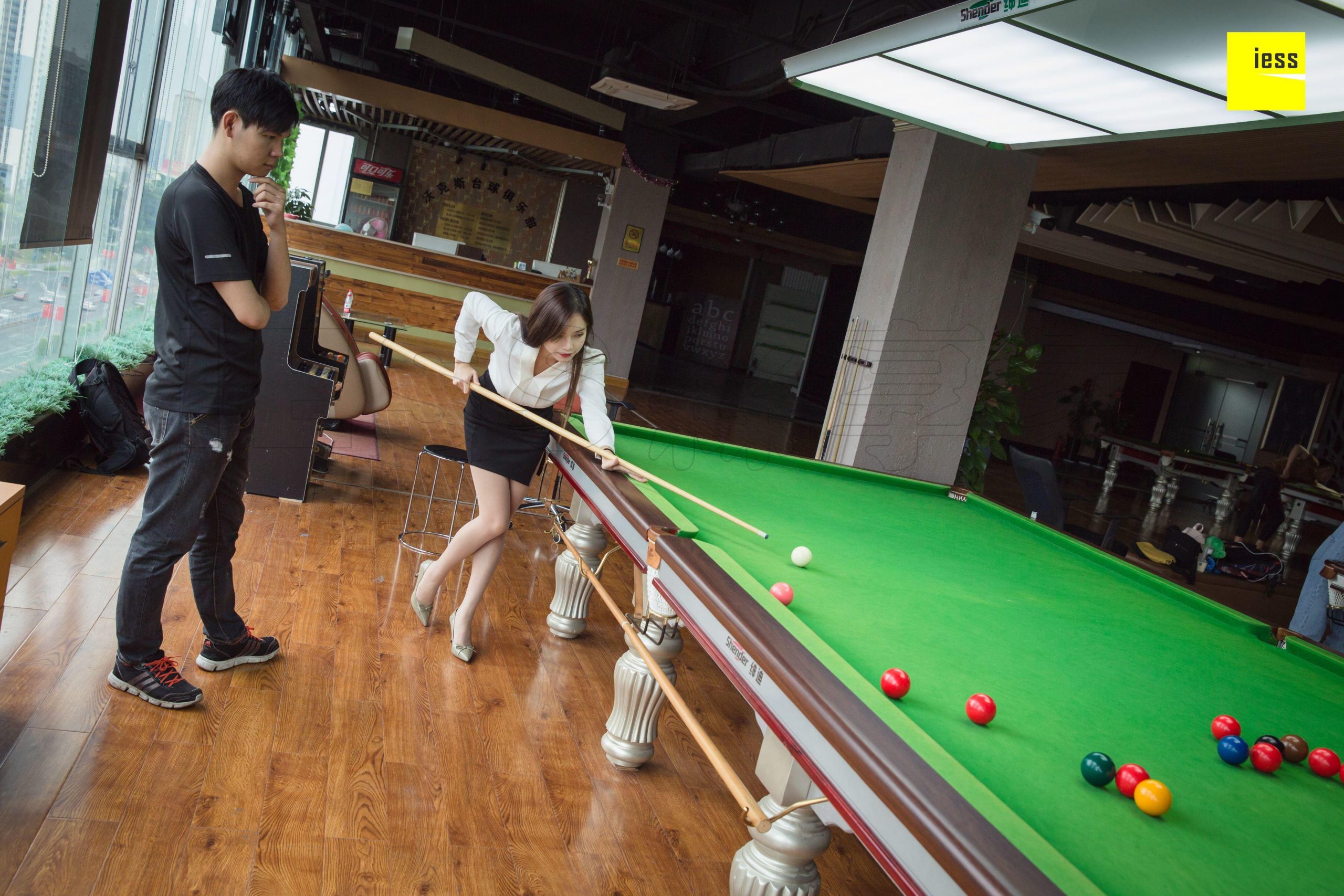 图片[32]-iess异思趣向 小羽 可以教我打台球吗 篇一 [94P] 高清丝袜美腿写真图-91美腿图片网