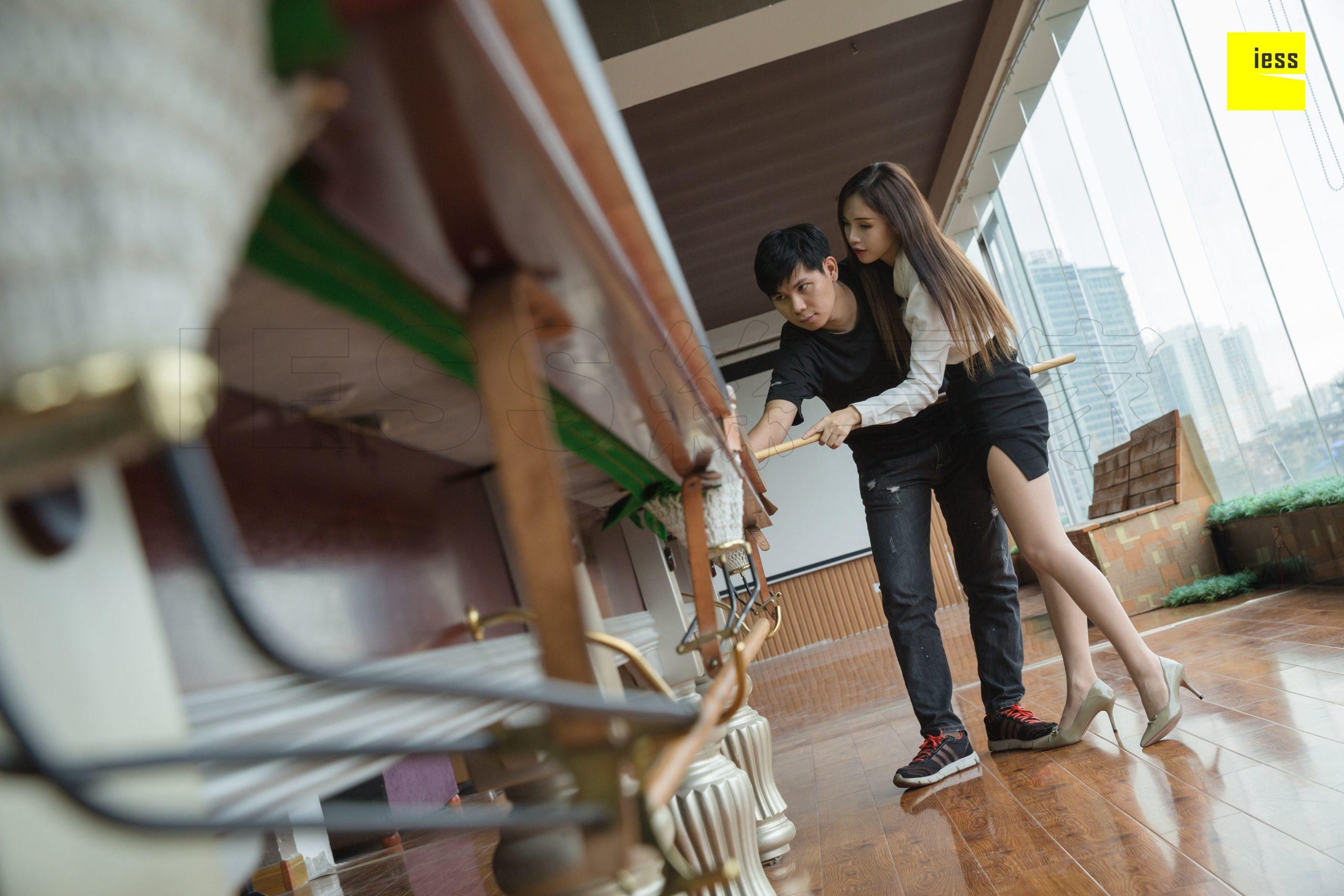 图片[50]-iess异思趣向 小羽 可以教我打台球吗 篇一 [94P] 高清丝袜美腿写真图-91美腿图片网