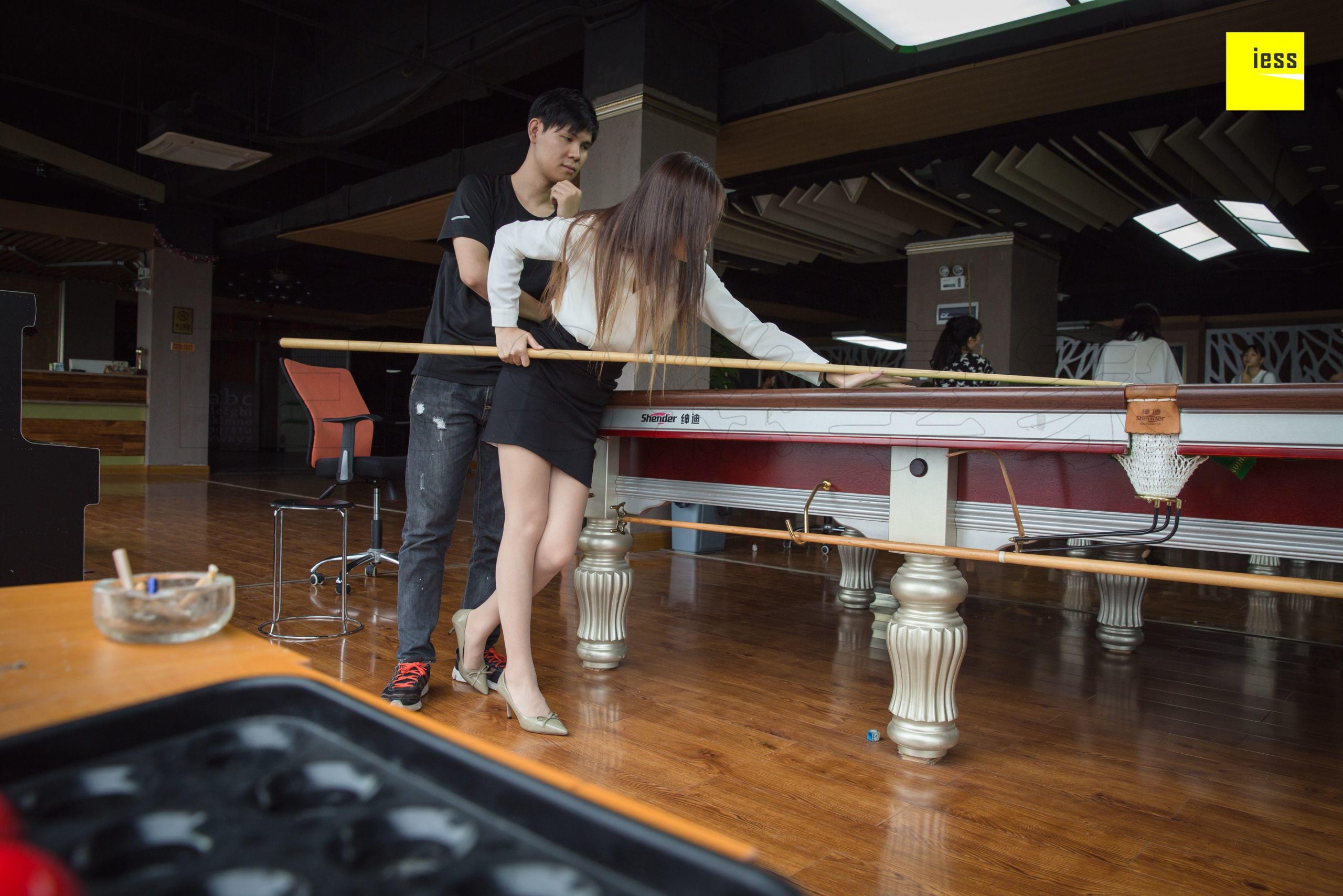 图片[38]-iess异思趣向 小羽 可以教我打台球吗 篇一 [94P] 高清丝袜美腿写真图-91美腿图片网