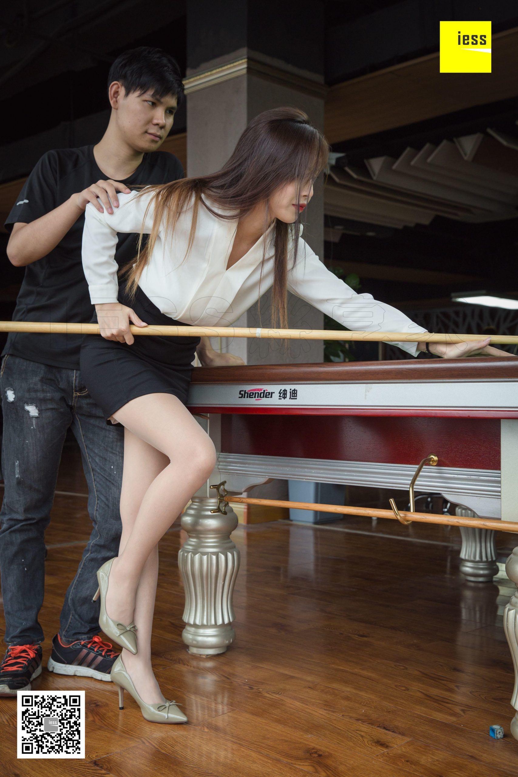 图片[40]-iess异思趣向 小羽 可以教我打台球吗 篇一 [94P] 高清丝袜美腿写真图-91美腿图片网