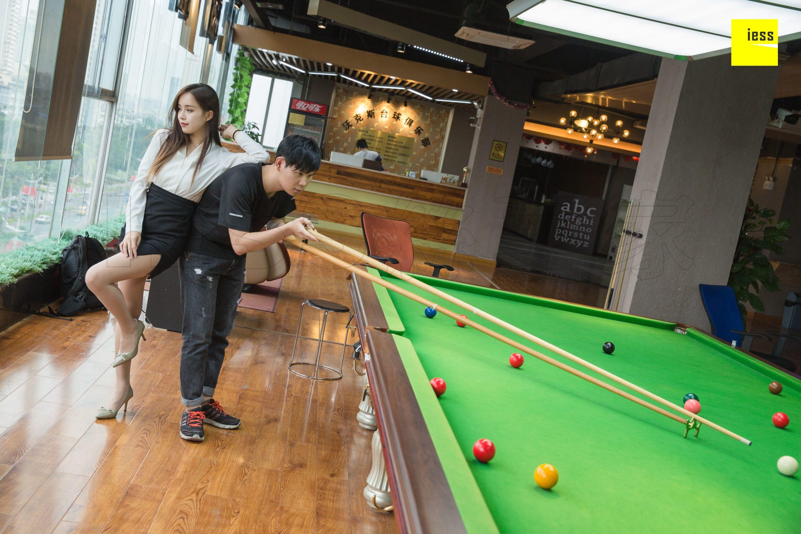 图片[67]-iess异思趣向 小羽 可以教我打台球吗 篇一 [94P] 高清丝袜美腿写真图-91美腿图片网