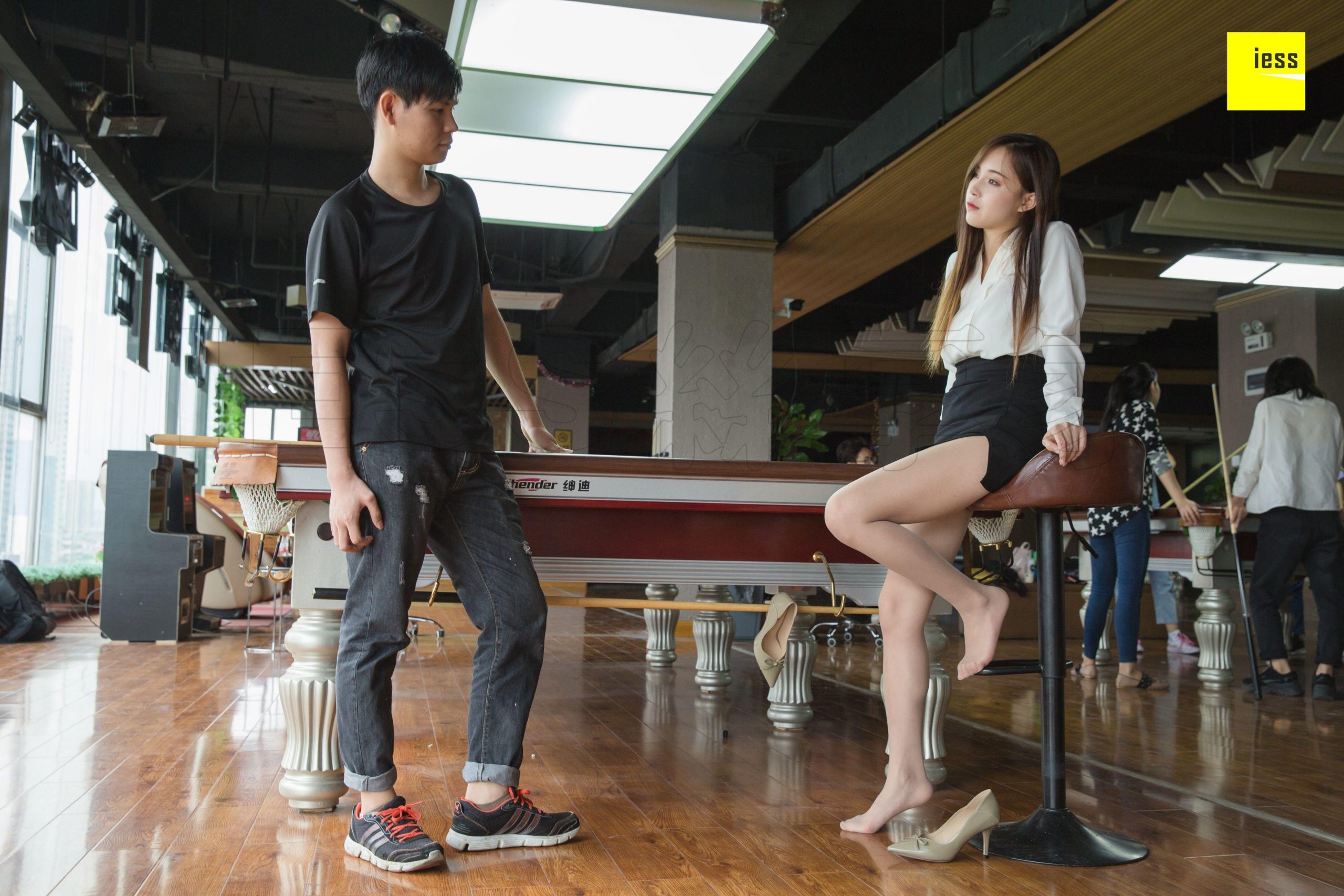 图片[9]-iess异思趣向 小羽 可以教我打台球吗 篇二 [94P] 高清丝袜美腿写真图-91美腿图片网