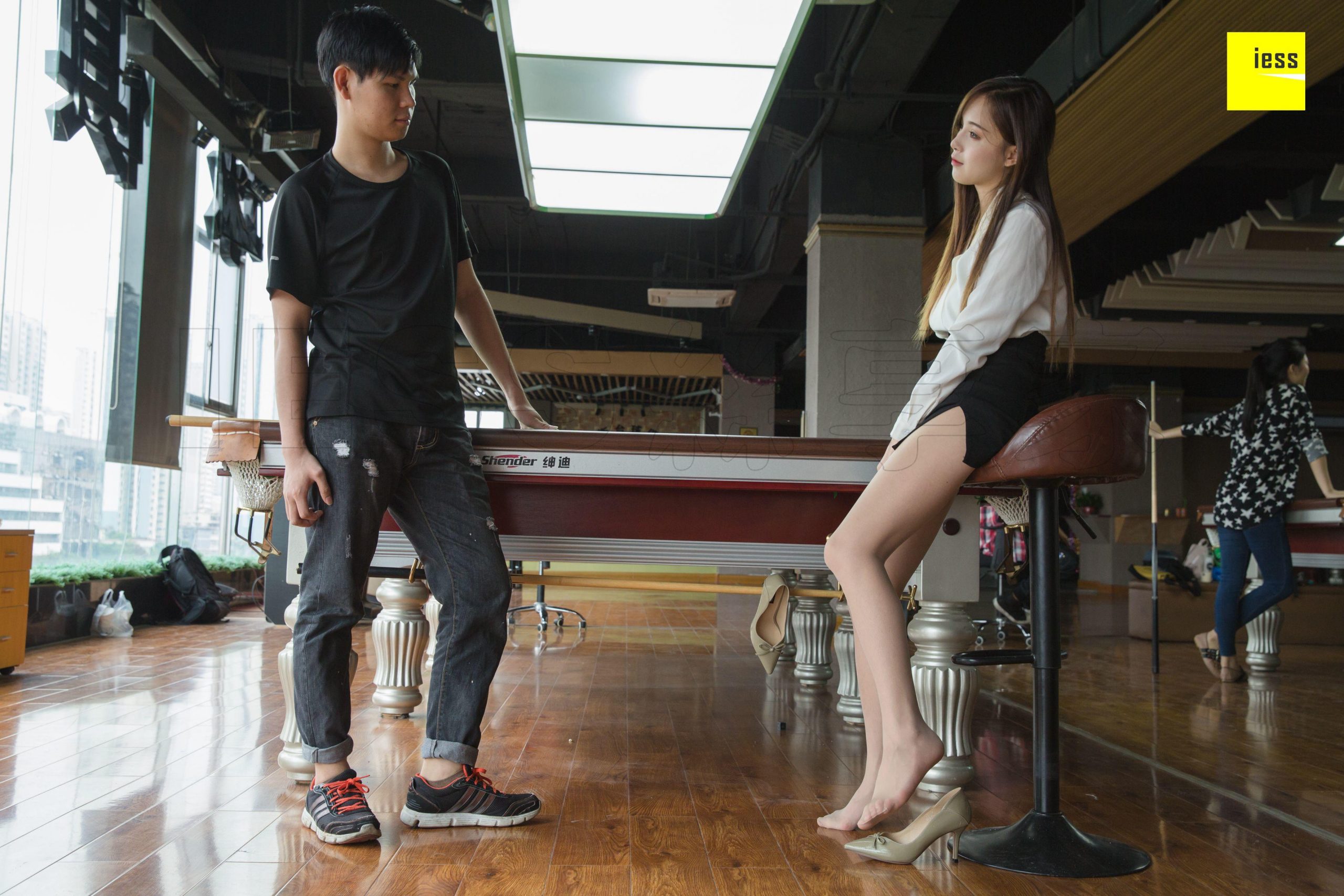 图片[10]-iess异思趣向 小羽 可以教我打台球吗 篇二 [94P] 高清丝袜美腿写真图-91美腿图片网