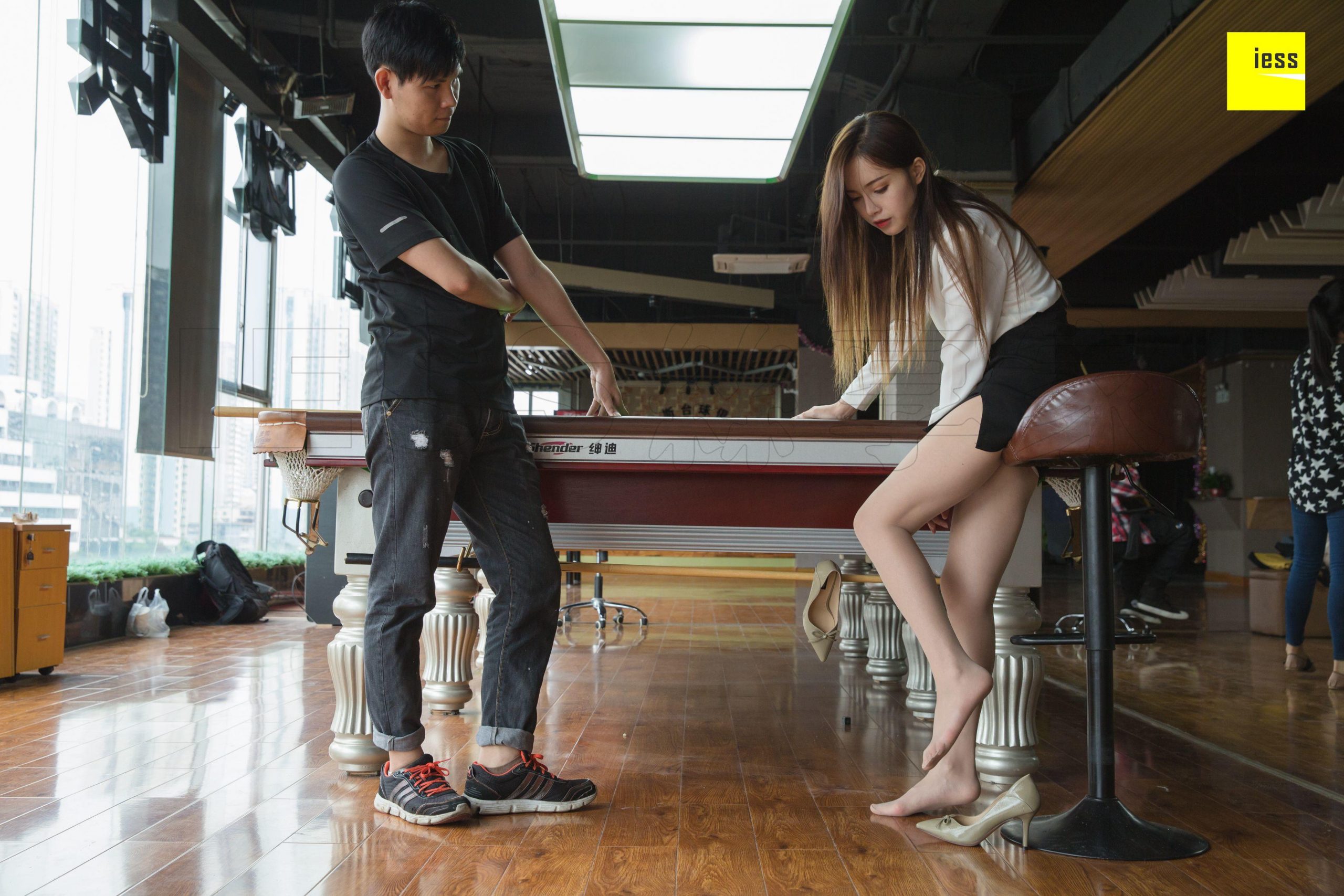 图片[11]-iess异思趣向 小羽 可以教我打台球吗 篇二 [94P] 高清丝袜美腿写真图-91美腿图片网