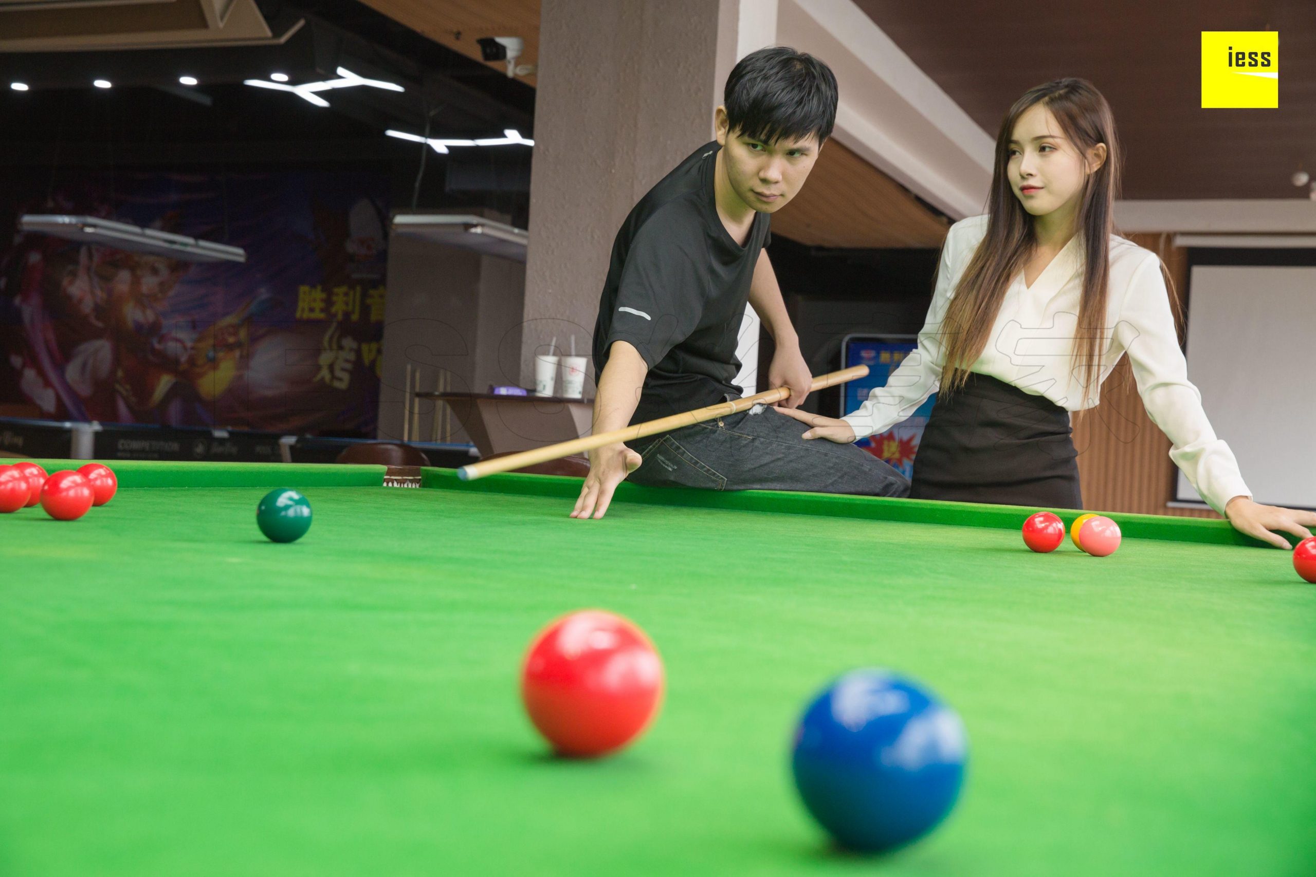 图片[25]-iess异思趣向 小羽 可以教我打台球吗 篇二 [94P] 高清丝袜美腿写真图-91美腿图片网