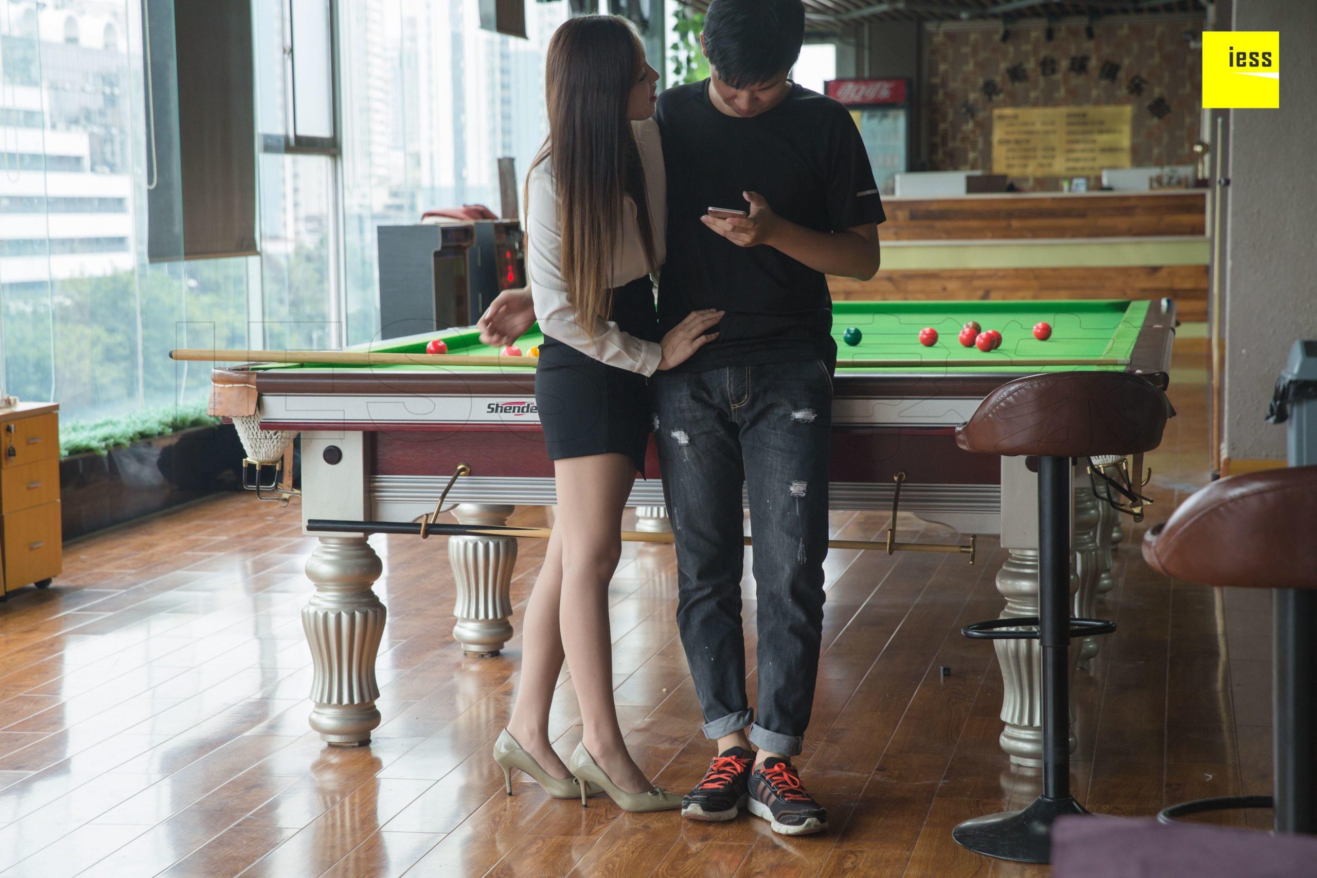 图片[14]-iess异思趣向 小羽 可以教我打台球吗 篇二 [94P] 高清丝袜美腿写真图-91美腿图片网