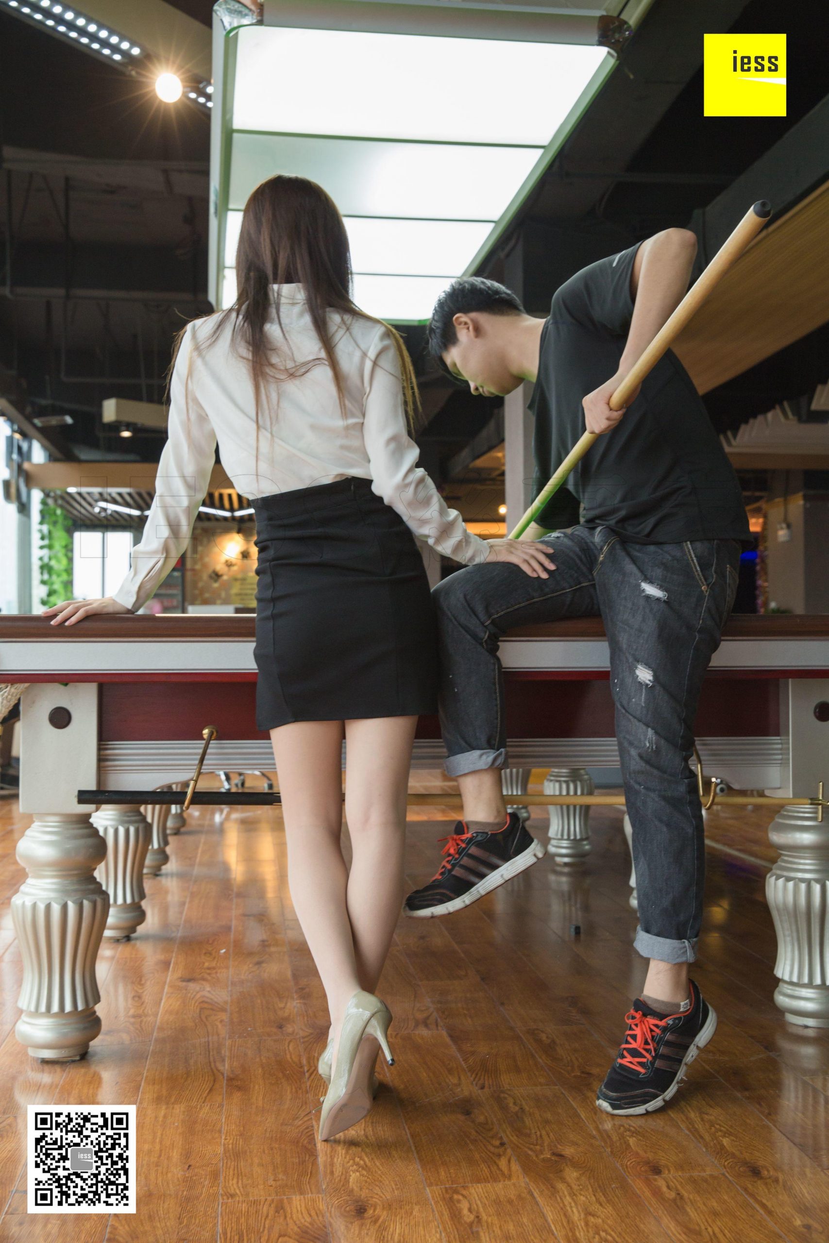 图片[21]-iess异思趣向 小羽 可以教我打台球吗 篇二 [94P] 高清丝袜美腿写真图-91美腿图片网