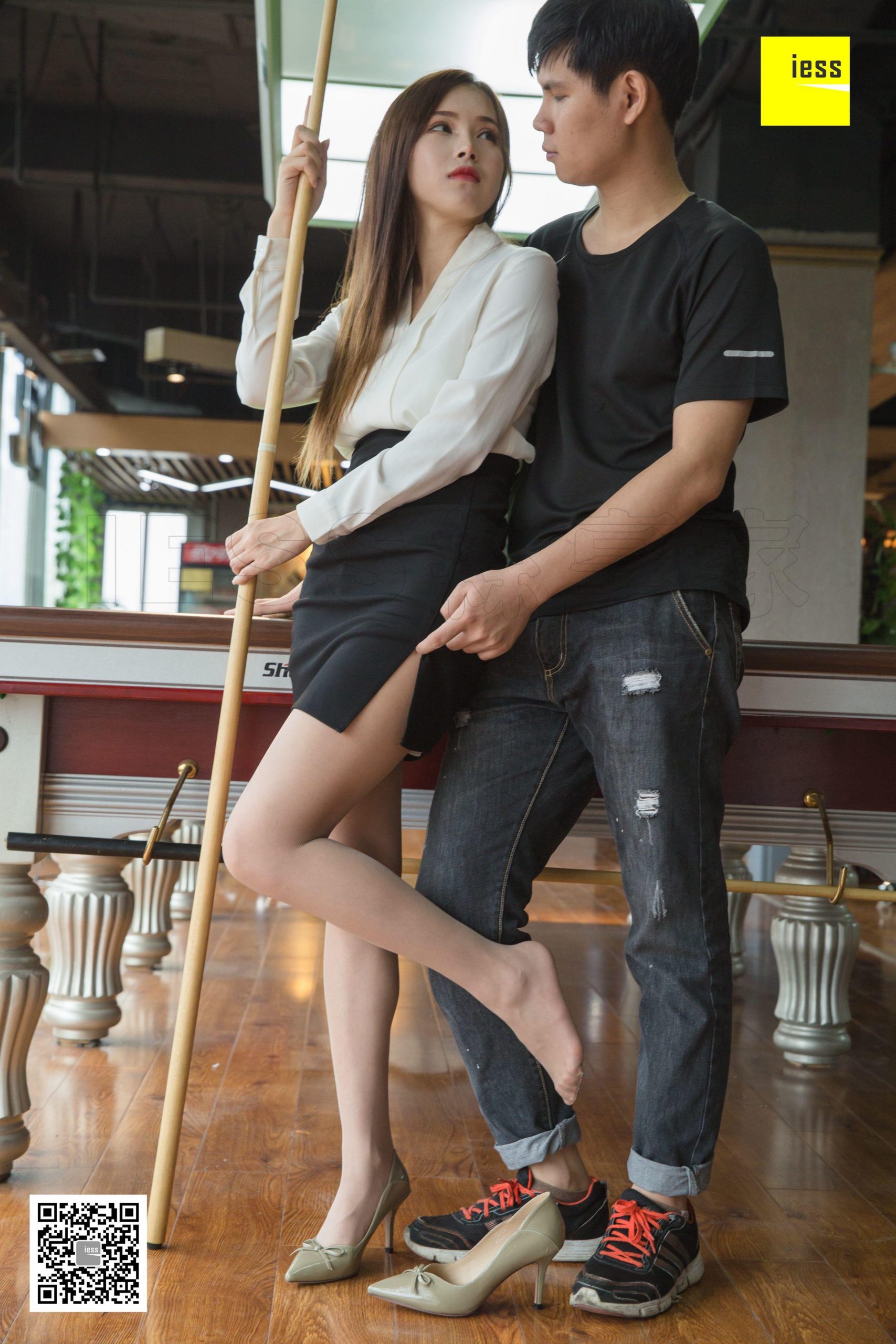 图片[33]-iess异思趣向 小羽 可以教我打台球吗 篇二 [94P] 高清丝袜美腿写真图-91美腿图片网