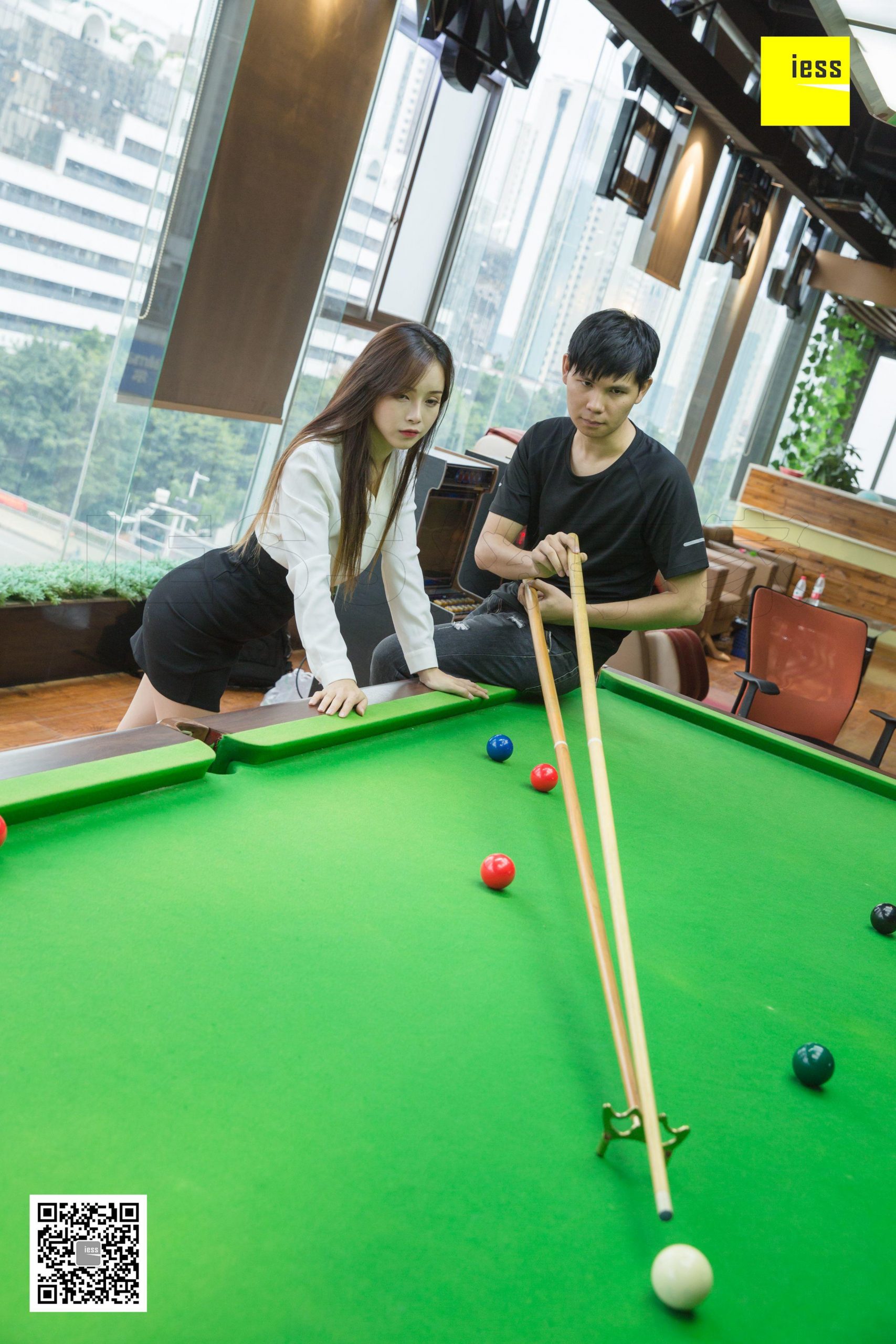 图片[41]-iess异思趣向 小羽 可以教我打台球吗 篇二 [94P] 高清丝袜美腿写真图-91美腿图片网