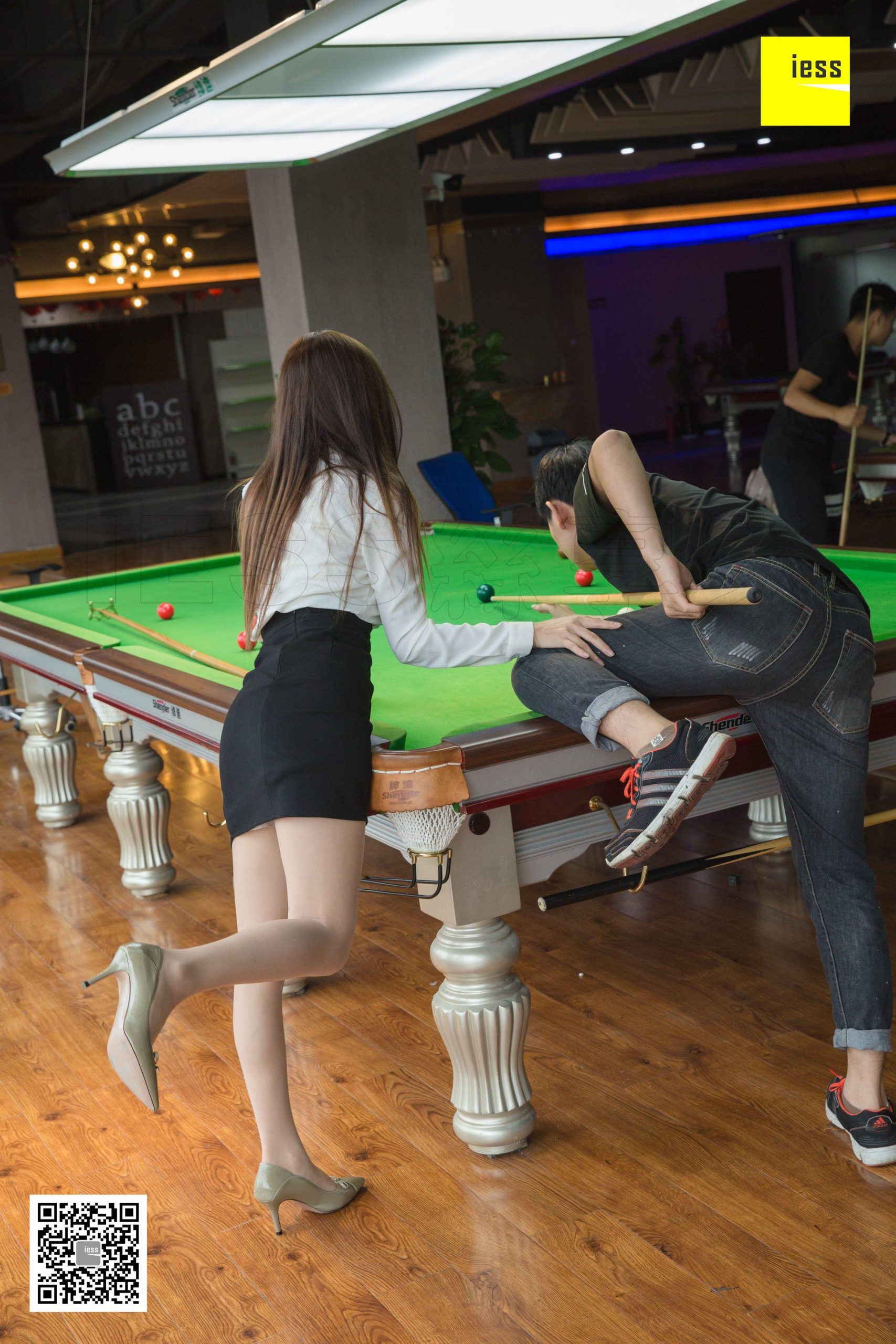 图片[70]-iess异思趣向 小羽 可以教我打台球吗 篇二 [94P] 高清丝袜美腿写真图-91美腿图片网