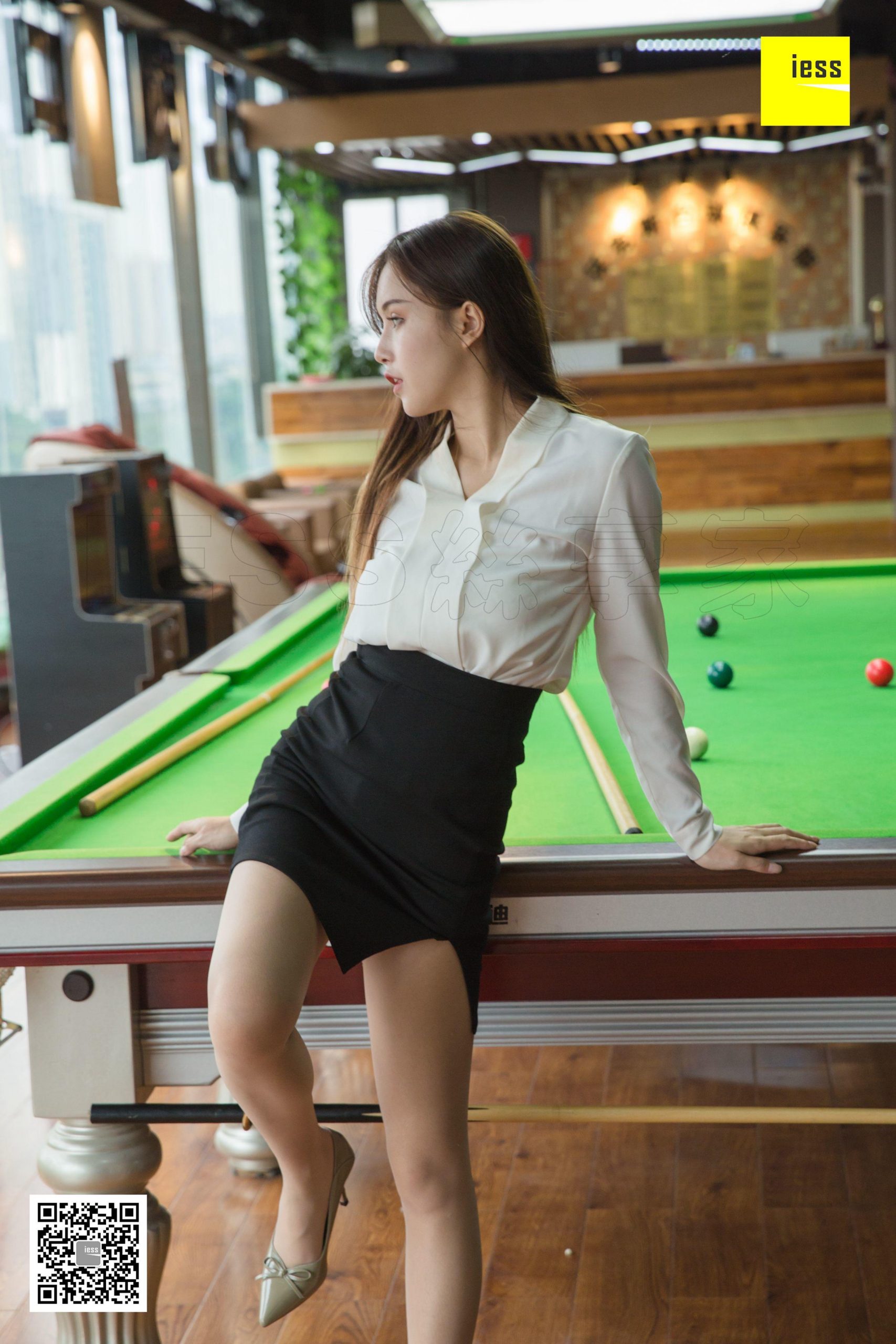 图片[91]-iess异思趣向 小羽 可以教我打台球吗 篇二 [94P] 高清丝袜美腿写真图-91美腿图片网