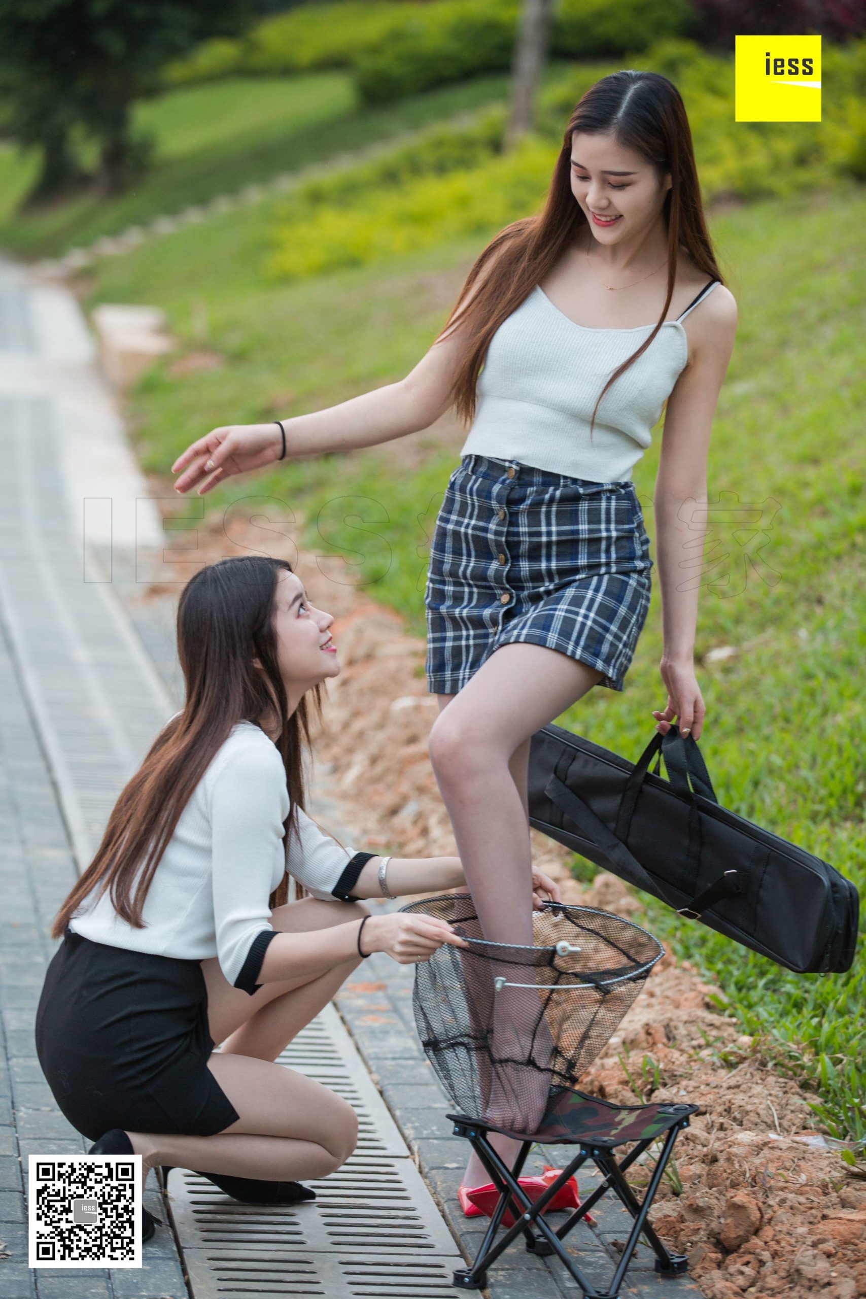 图片[6]-iess异思趣向 九妹 佳佳 钓鱼还是钓丝 高清丝袜美腿写真图-91美腿图片网