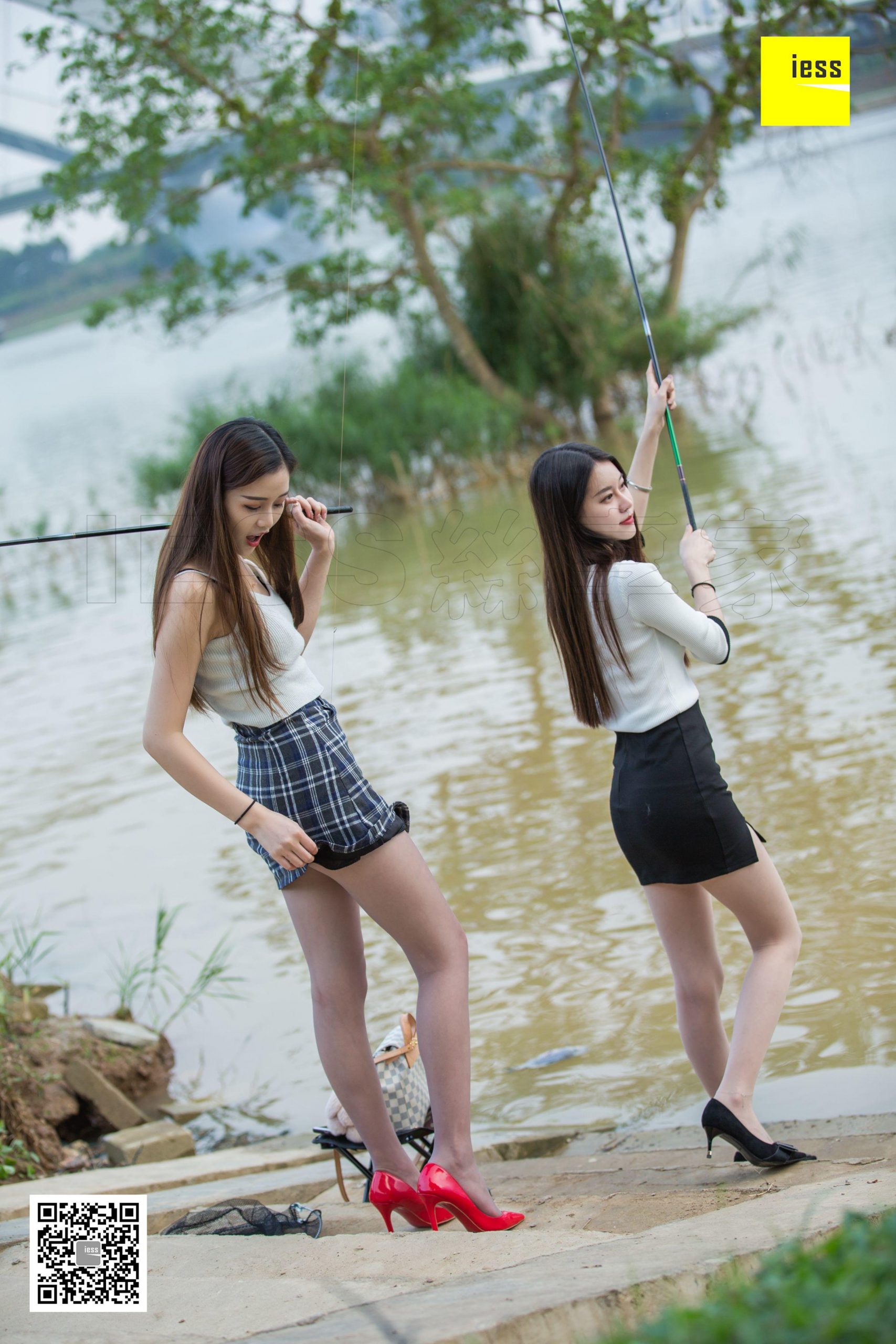 图片[57]-iess异思趣向 特刊48期 九妹 佳佳 钓鱼系列 高清丝袜美腿写真图97P-91美腿图片网
