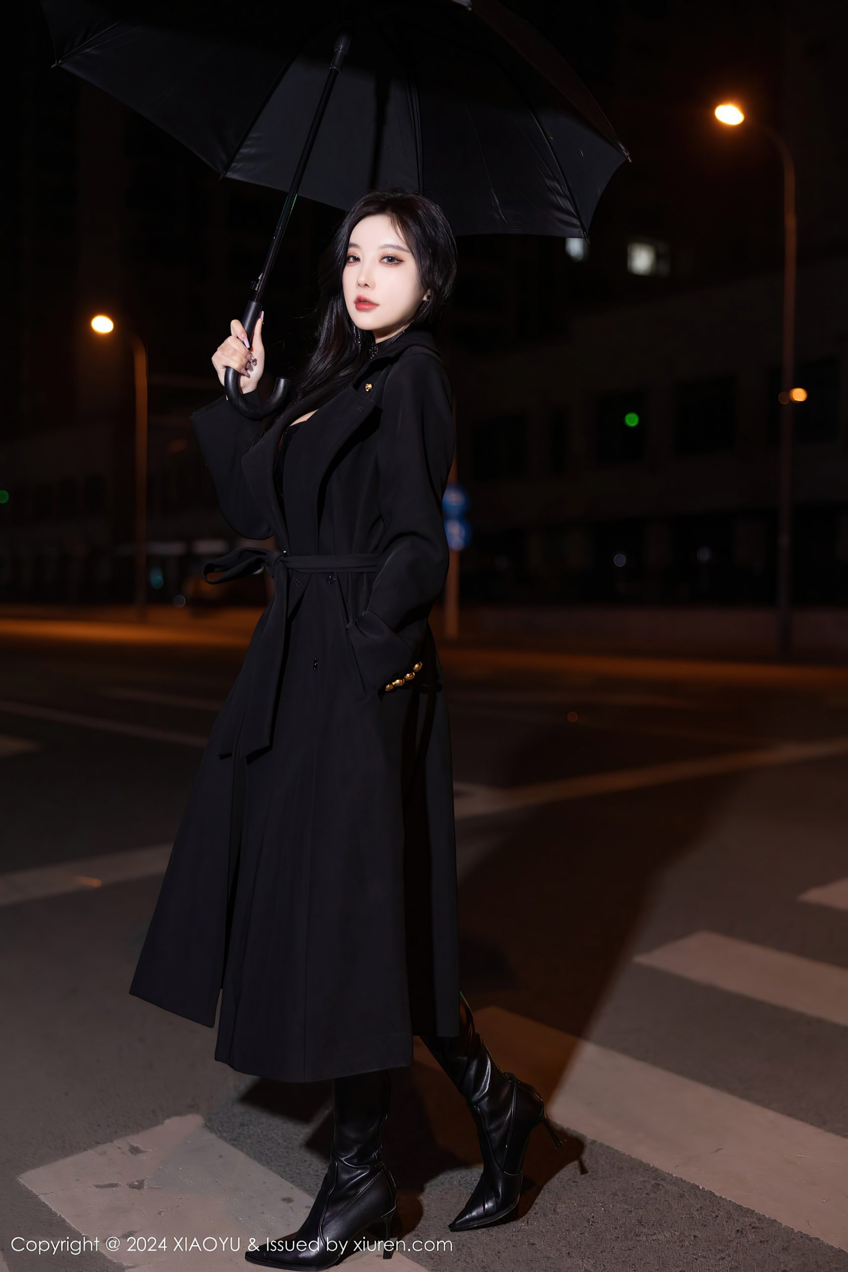 图片[3]-[小魚畫世界]VOL.1241 楊辰辰 Yome 黑絲美腿-91美腿图片网