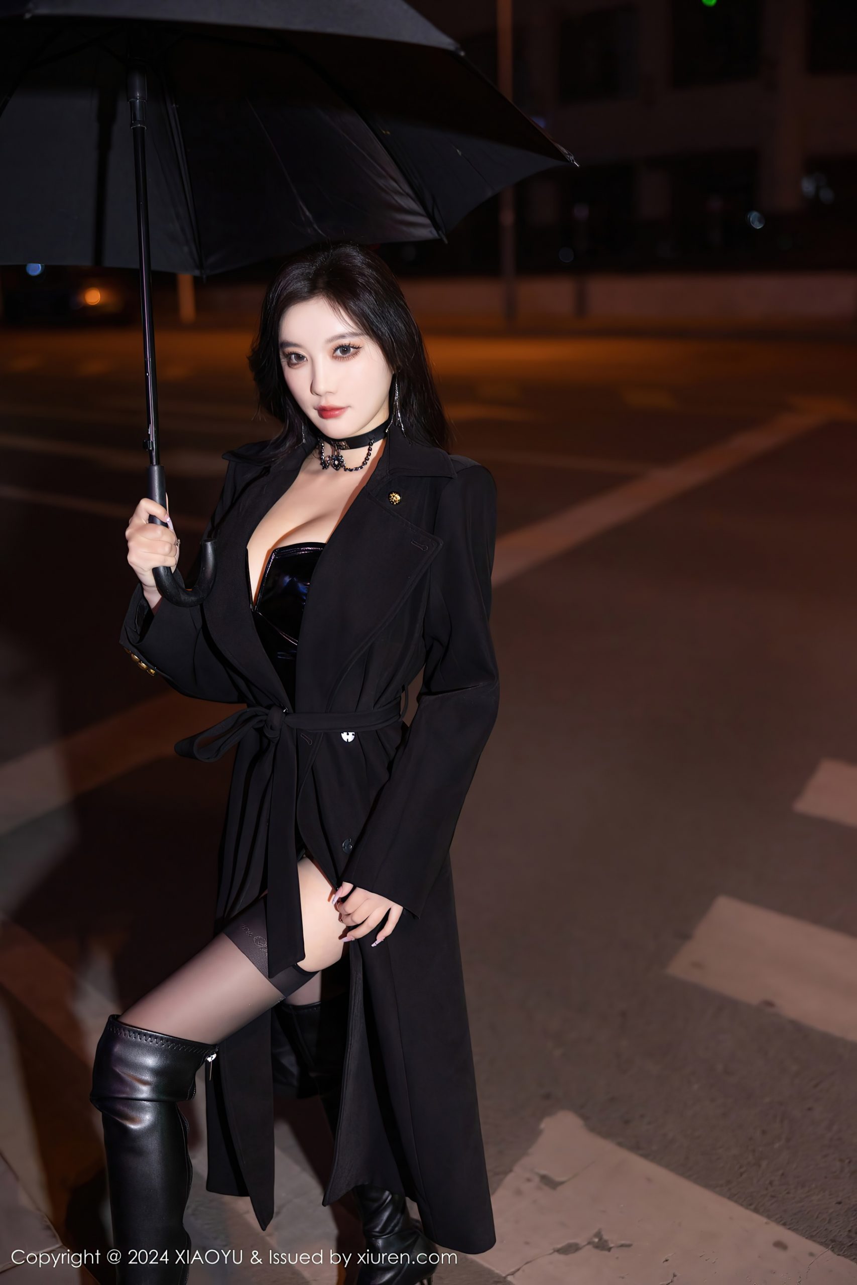 图片[5]-[小魚畫世界]VOL.1241 楊辰辰 Yome 黑絲美腿-91美腿图片网