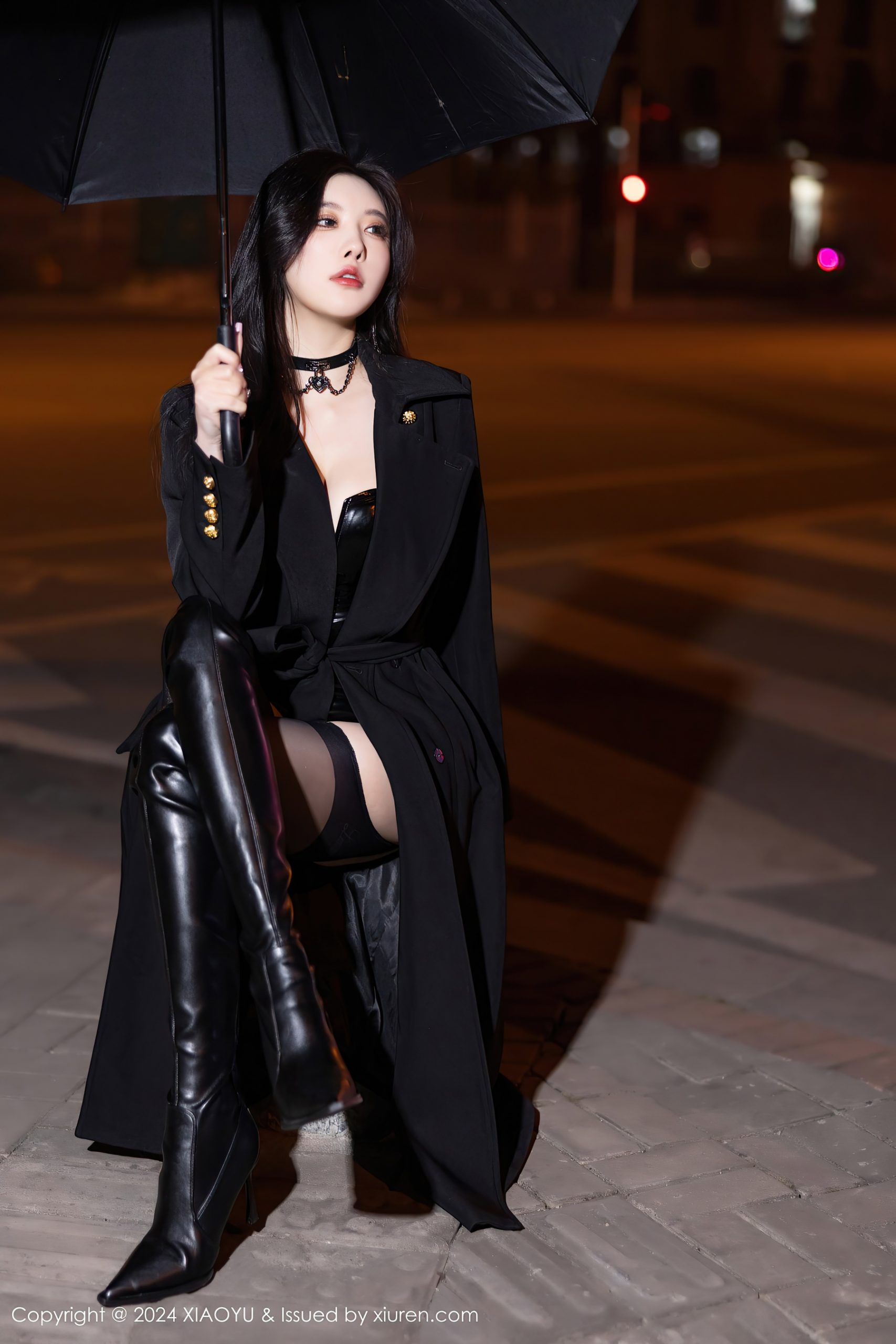 图片[6]-[小魚畫世界]VOL.1241 楊辰辰 Yome 黑絲美腿-91美腿图片网