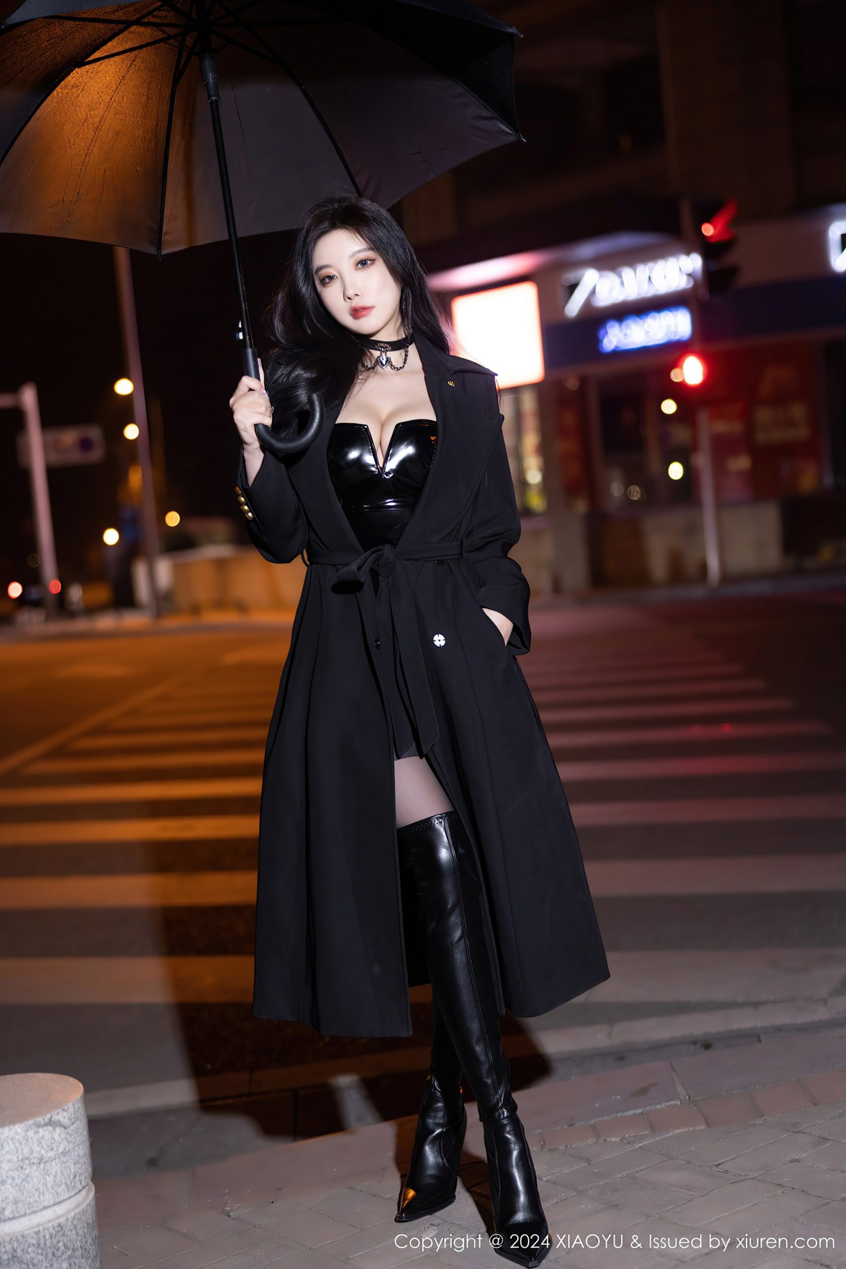 图片[11]-[小魚畫世界]VOL.1241 楊辰辰 Yome 黑絲美腿-91美腿图片网