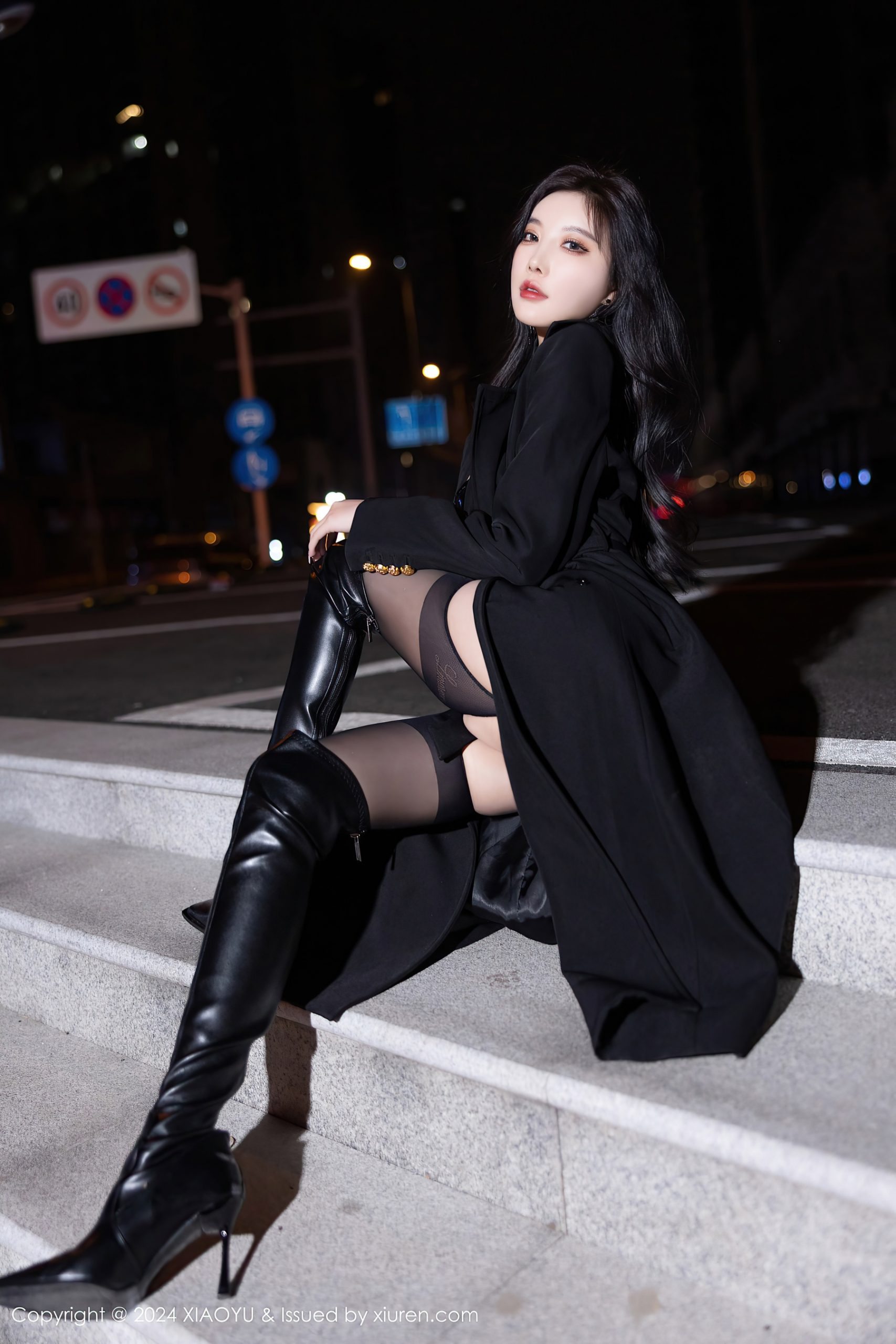 图片[10]-[小魚畫世界]VOL.1241 楊辰辰 Yome 黑絲美腿-91美腿图片网