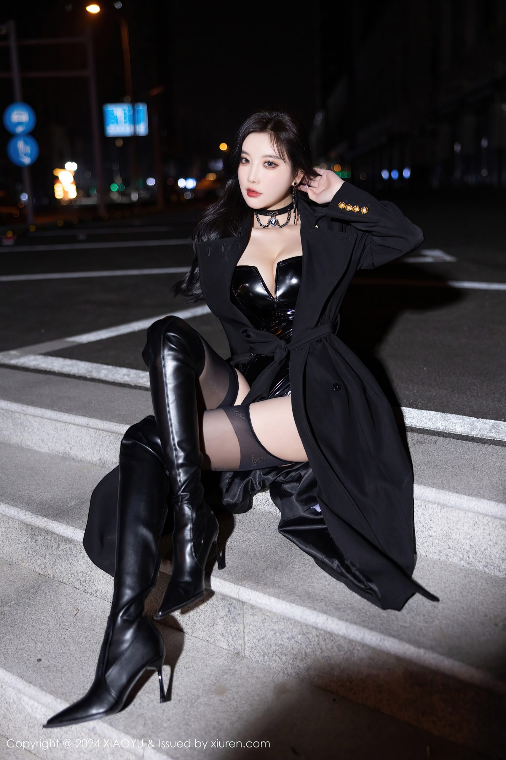 图片[9]-[小魚畫世界]VOL.1241 楊辰辰 Yome 黑絲美腿-91美腿图片网