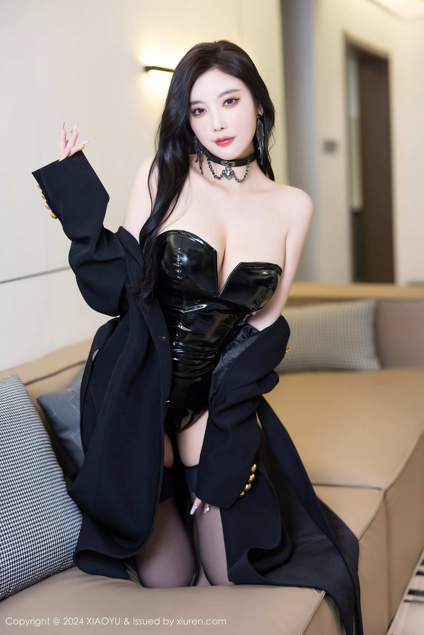 图片[32]-[小魚畫世界]VOL.1241 楊辰辰 Yome 黑絲美腿-91美腿图片网