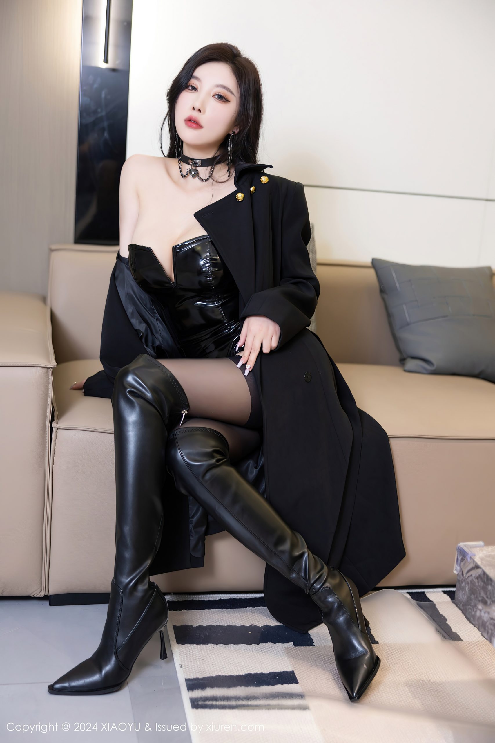 图片[19]-[小魚畫世界]VOL.1241 楊辰辰 Yome 黑絲美腿-91美腿图片网